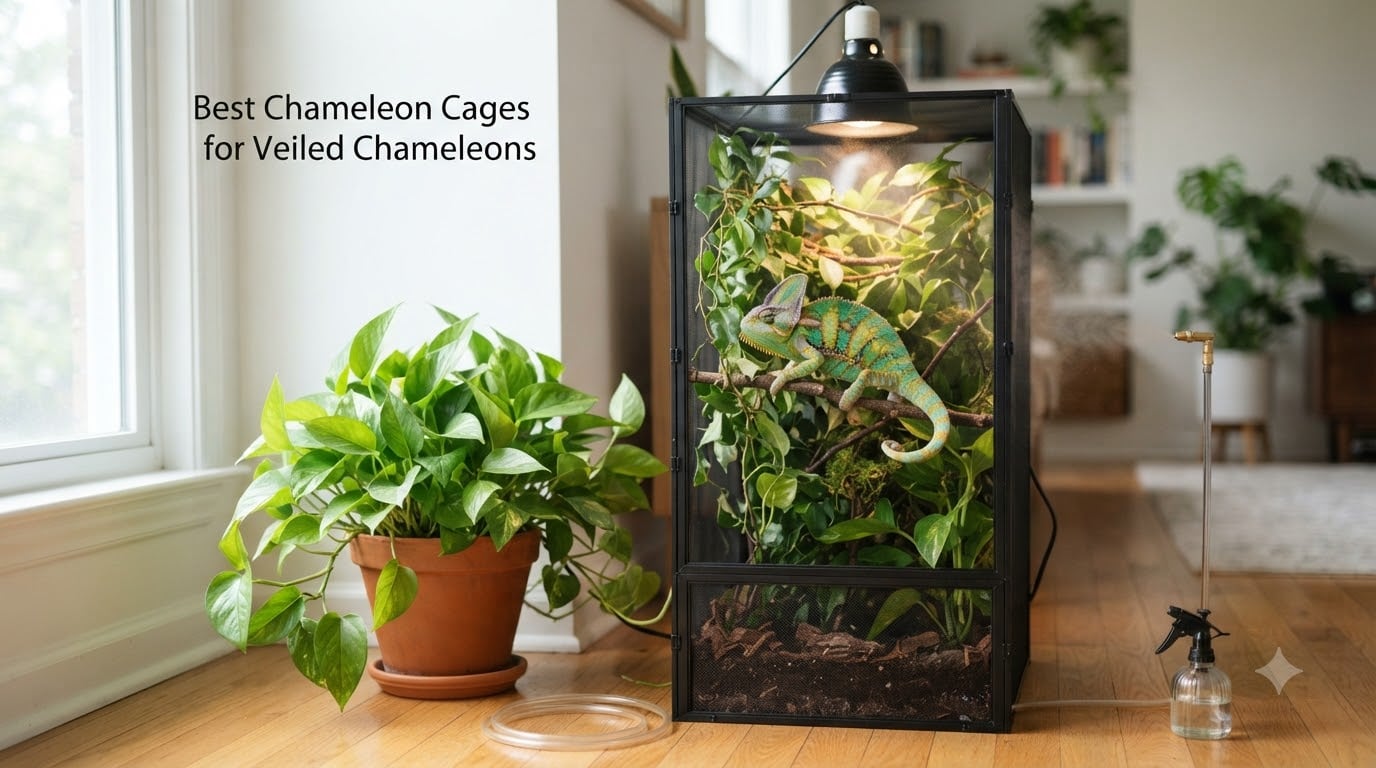 Best Chameleon Cages for Veiled Chameleons