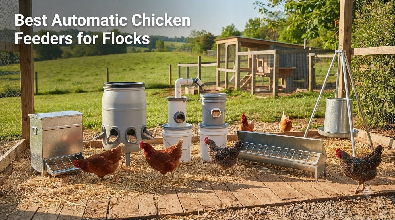 Best Automatic Chicken Feeders for Flocks