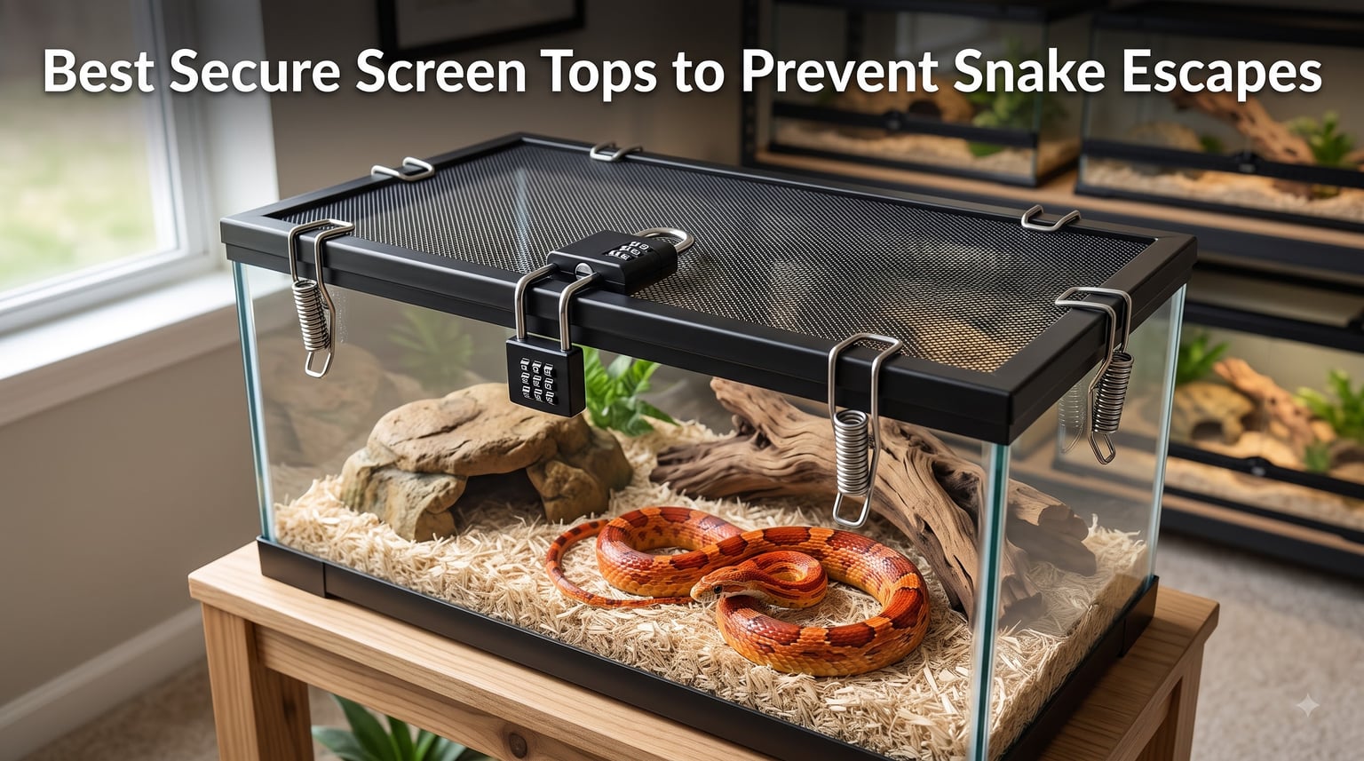 Best Secure Screen Tops to Prevent Snake Escapes