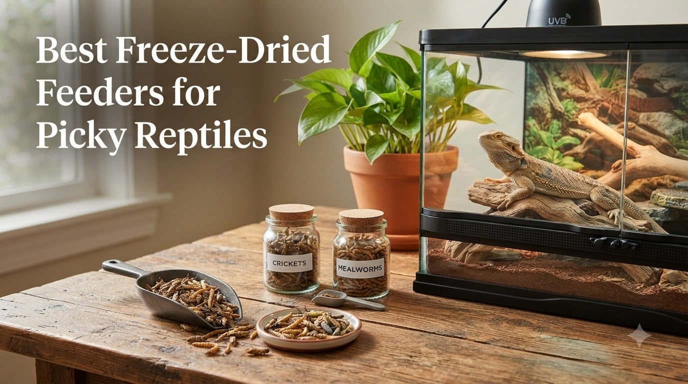 Best Freeze-Dried Feeders for Picky Reptiles
