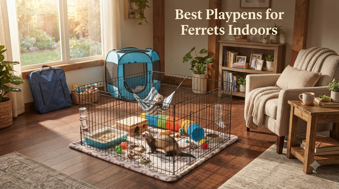 Best Playpens for Ferrets Indoors