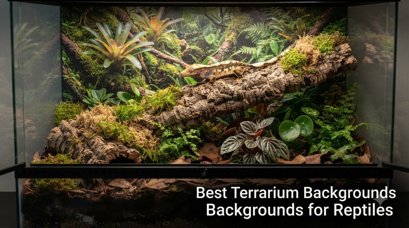 Best Terrarium Backgrounds for Reptiles