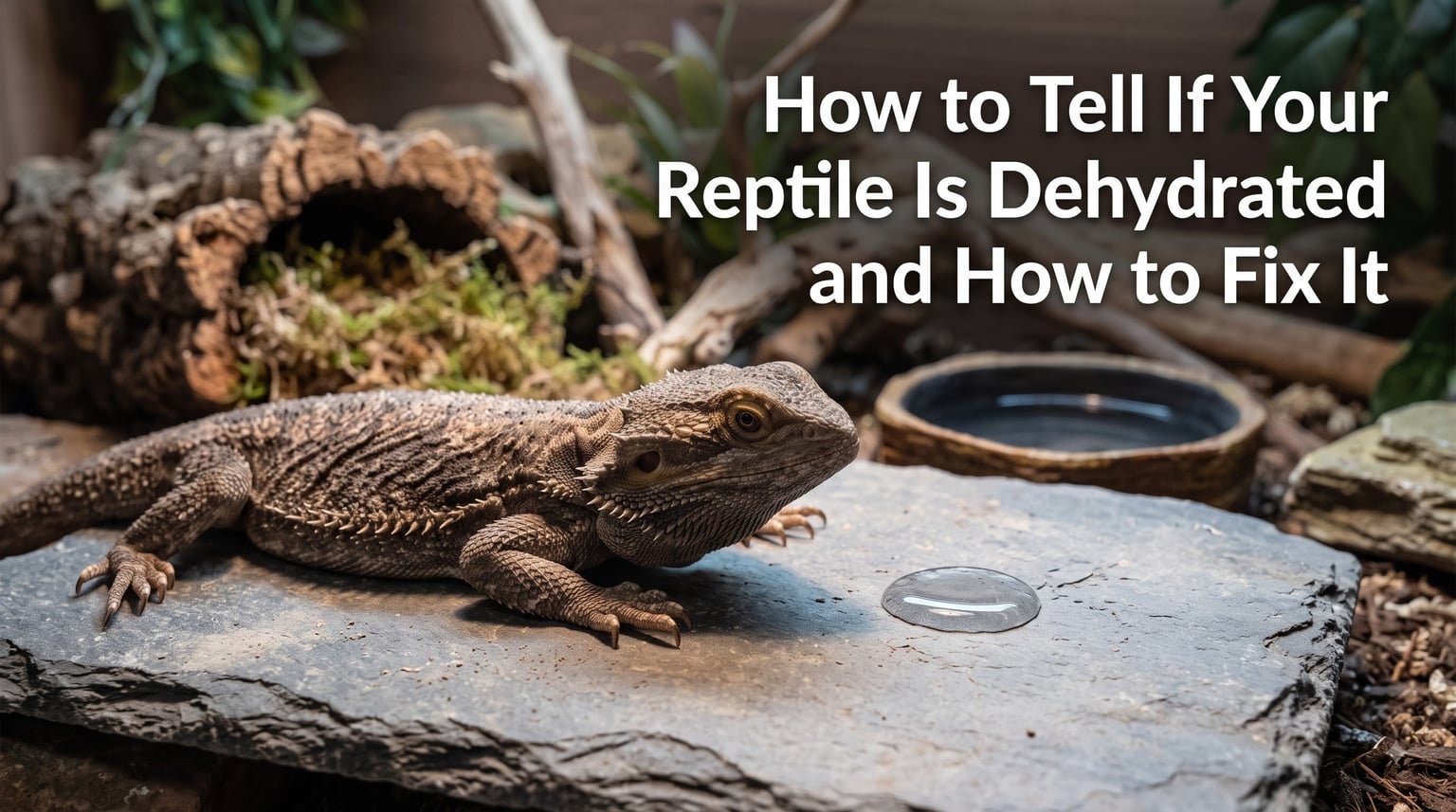 How to Tell If Your Reptile Is Dehydrated and How to Fix It