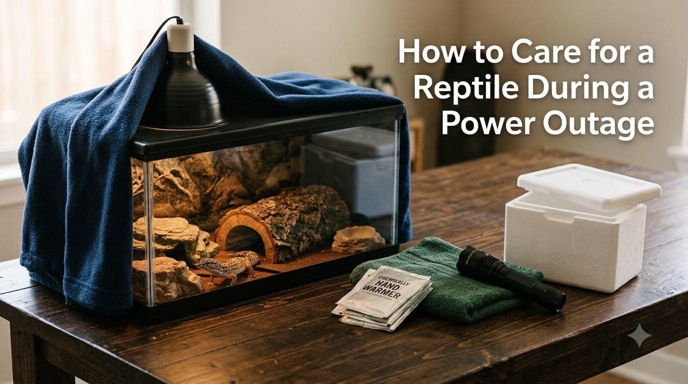 How to Care for a Reptile During a Power Outage