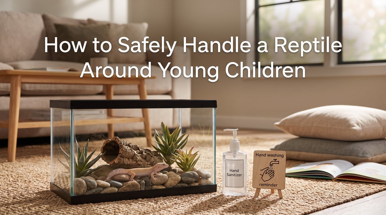 How to Safely Handle a Reptile Around Young Children