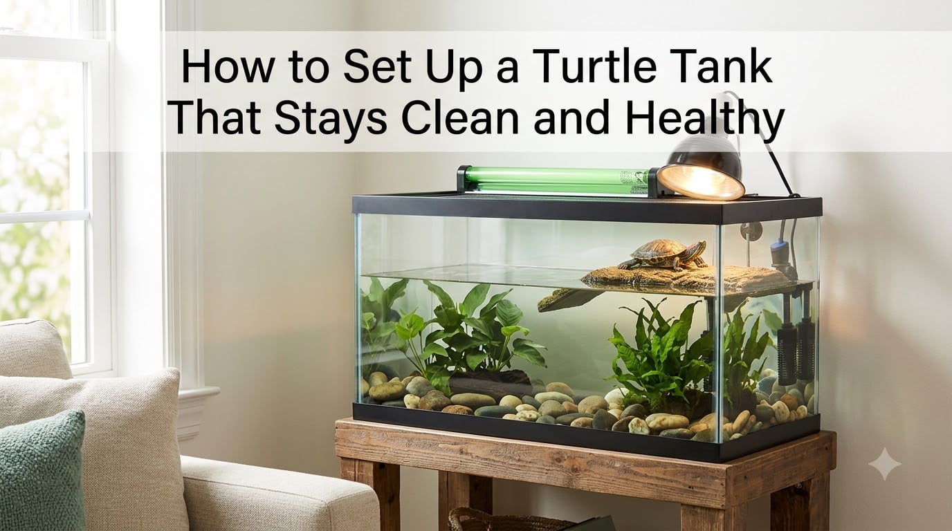 How to Set Up a Turtle Tank That Stays Clean and Healthy