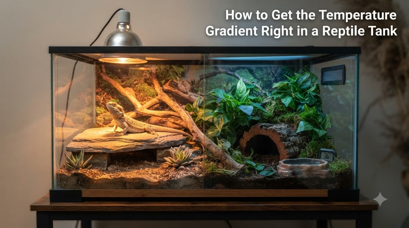 How to Get the Temperature Gradient Right in a Reptile Tank
