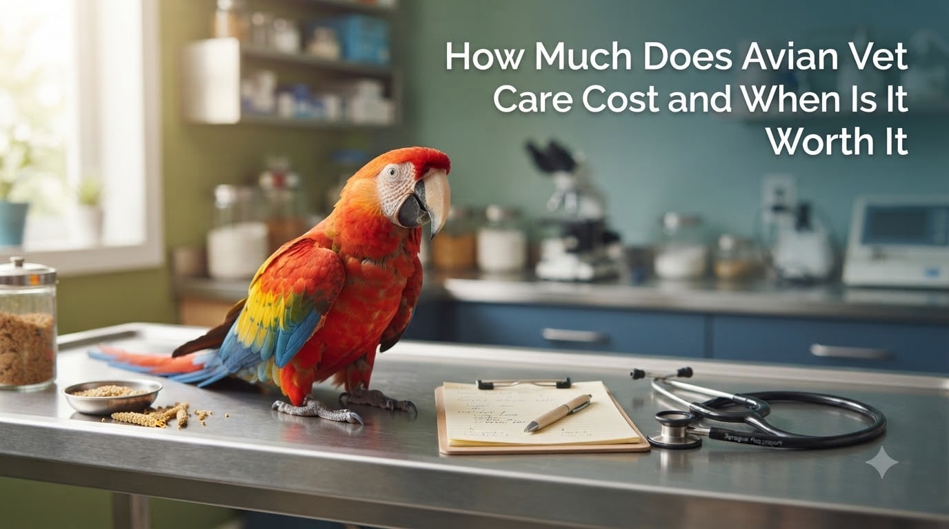 How Much Does Avian Vet Care Cost and When Is It Worth It