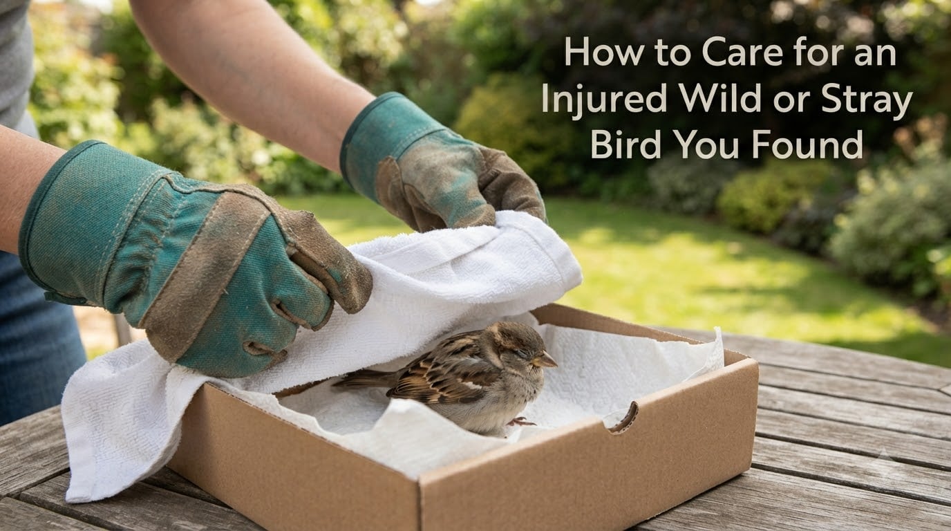 How to Care for an Injured Wild or Stray Bird You Found