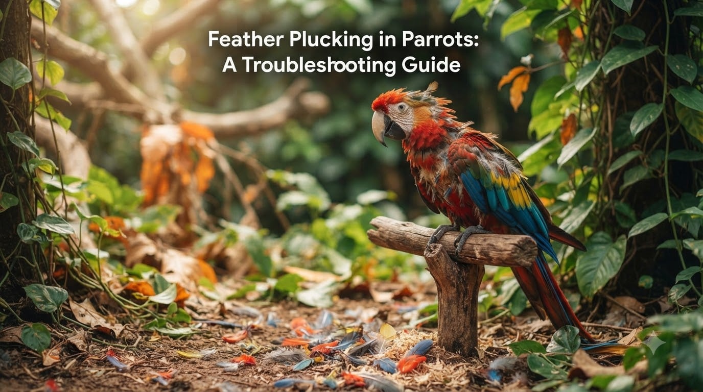 Feather Plucking in Parrots: A Troubleshooting Guide