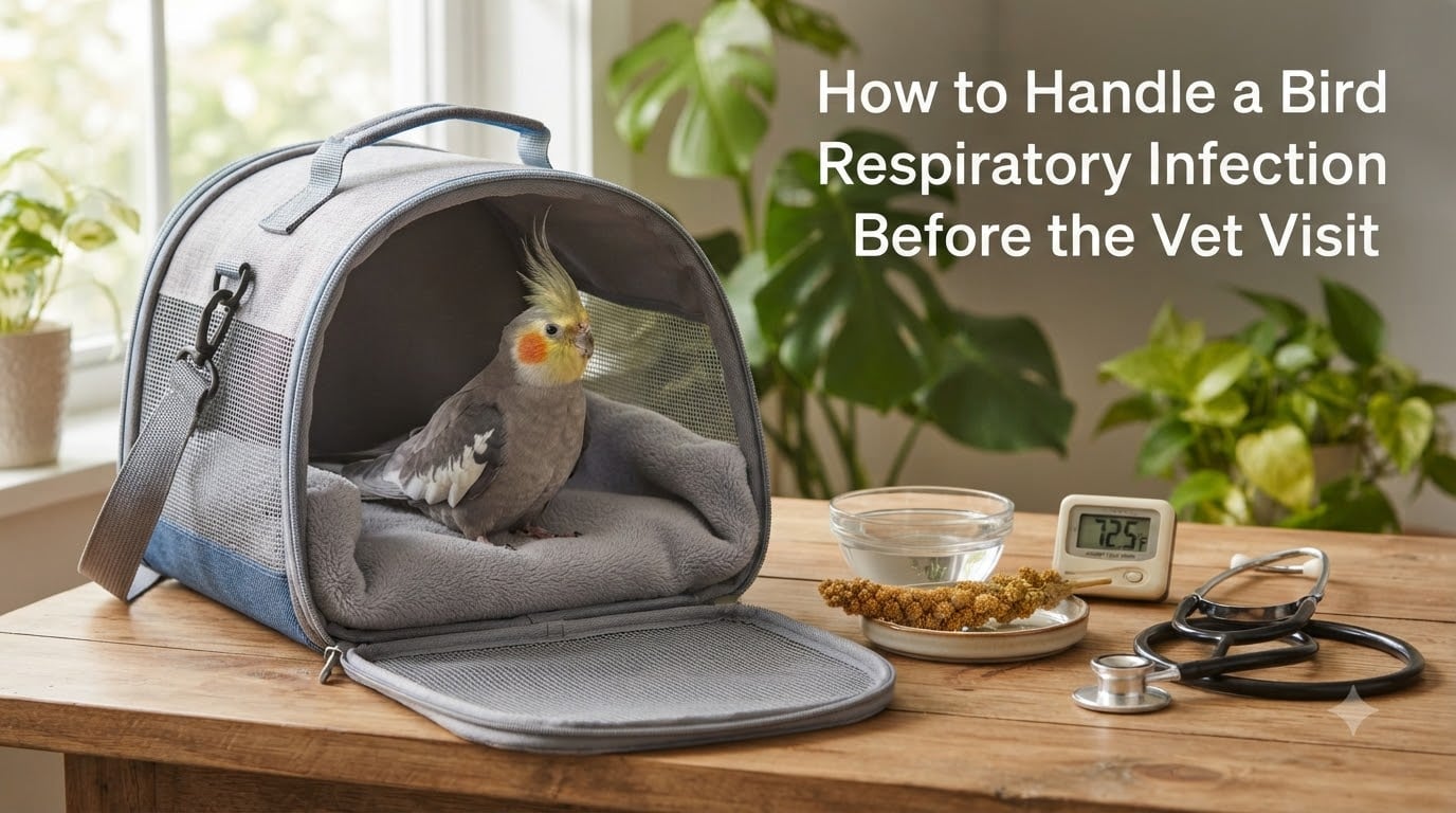 How to Handle a Bird Respiratory Infection Before the Vet Visit