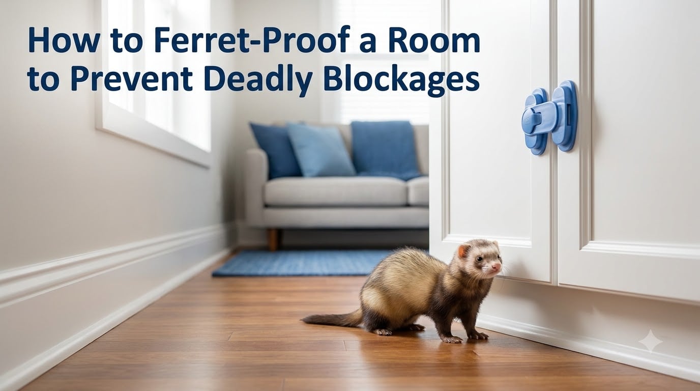 How to Ferret-Proof a Room to Prevent Deadly Blockages