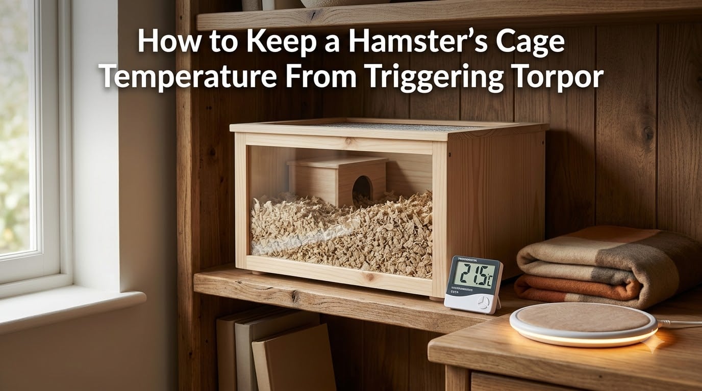 How to Keep a Hamster's Cage Temperature From Triggering Torpor