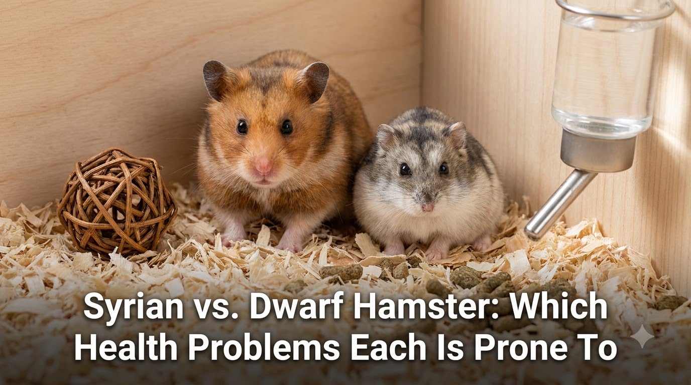 Syrian vs. Dwarf Hamster: Which Health Problems Each Is Prone To