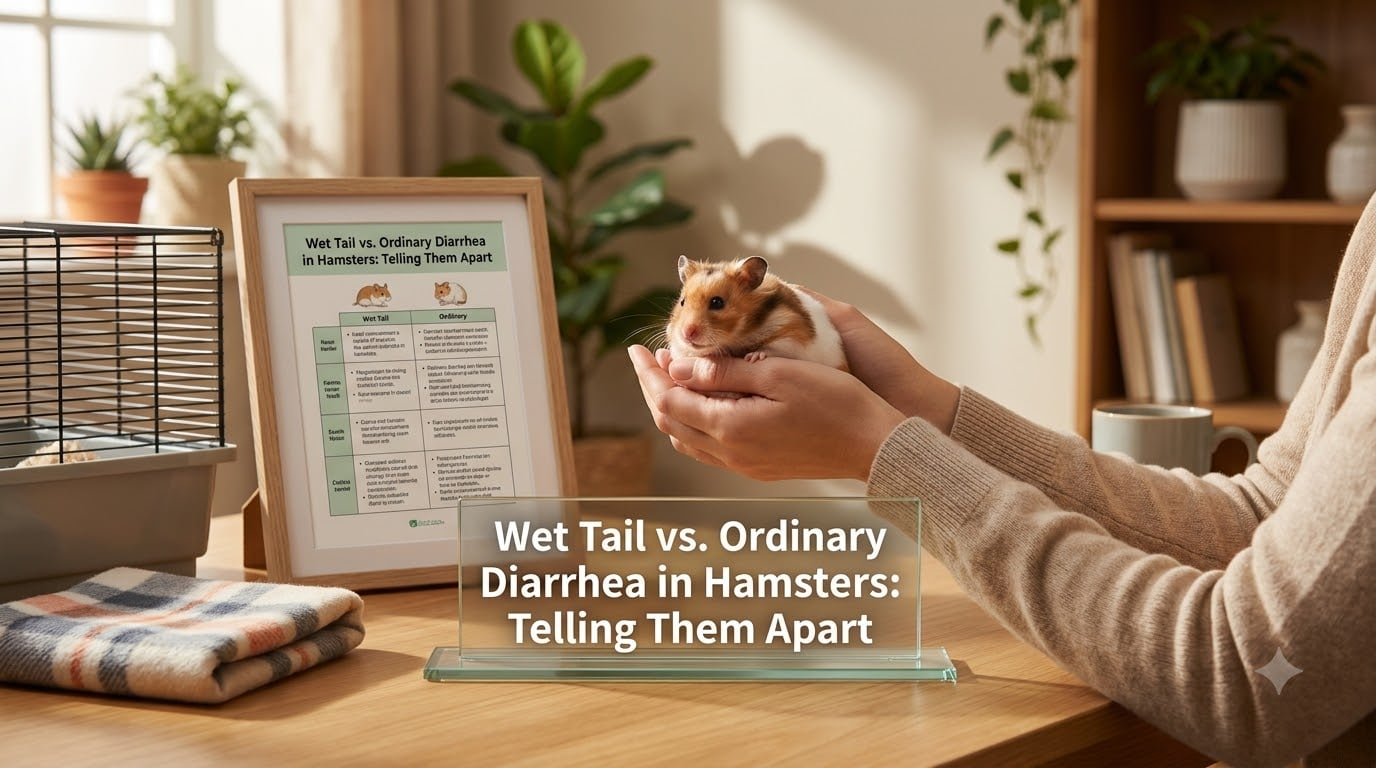 Wet Tail vs. Ordinary Diarrhea in Hamsters: Telling Them Apart