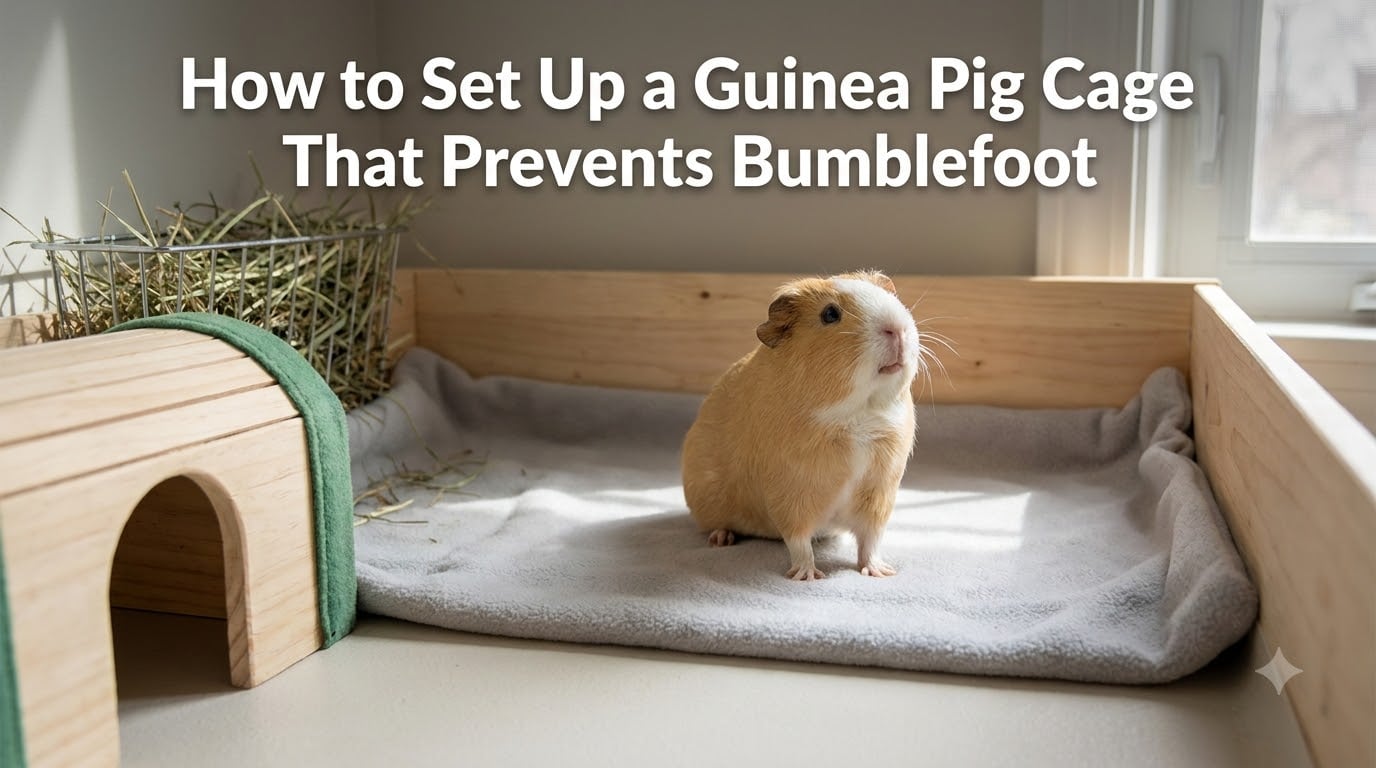 How to Set Up a Guinea Pig Cage That Prevents Bumblefoot