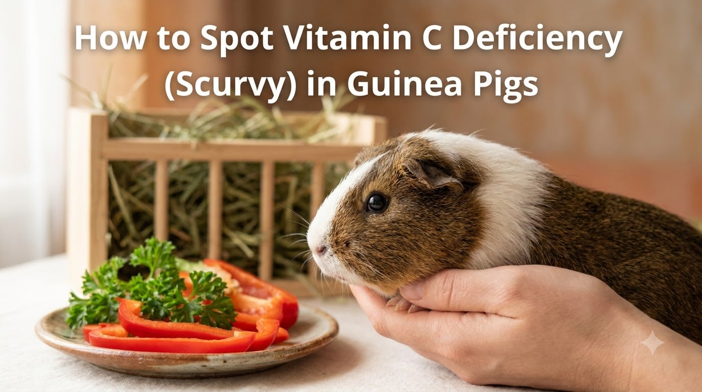 How to Spot Vitamin C Deficiency (Scurvy) in Guinea Pigs