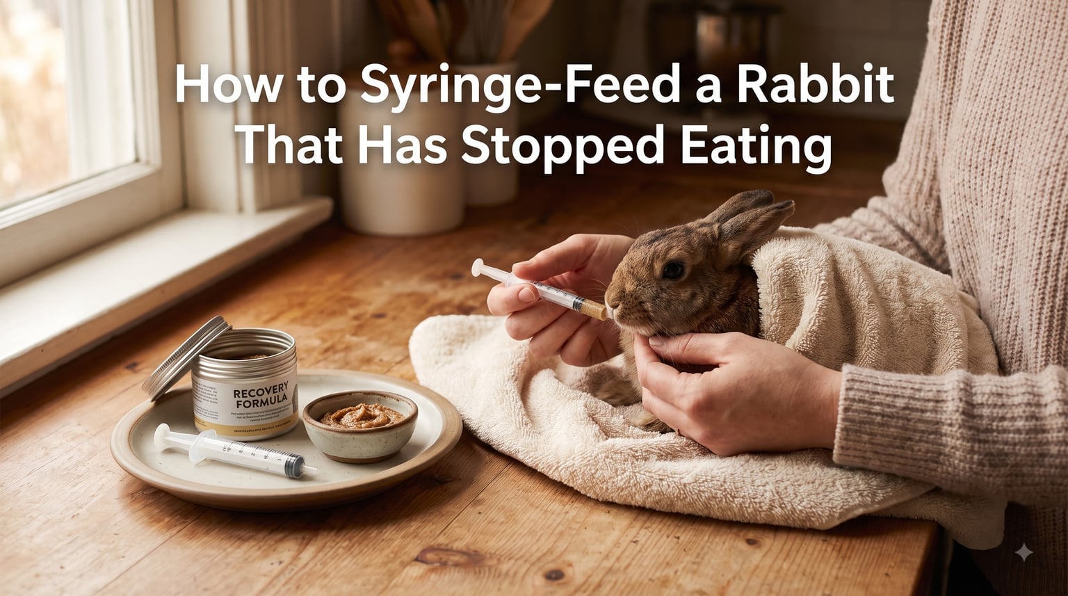 How to Syringe-Feed a Rabbit That Has Stopped Eating