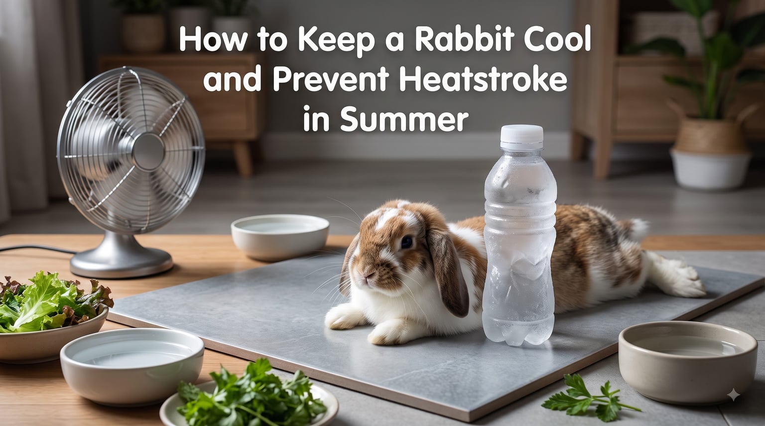 How to Keep a Rabbit Cool and Prevent Heatstroke in Summer