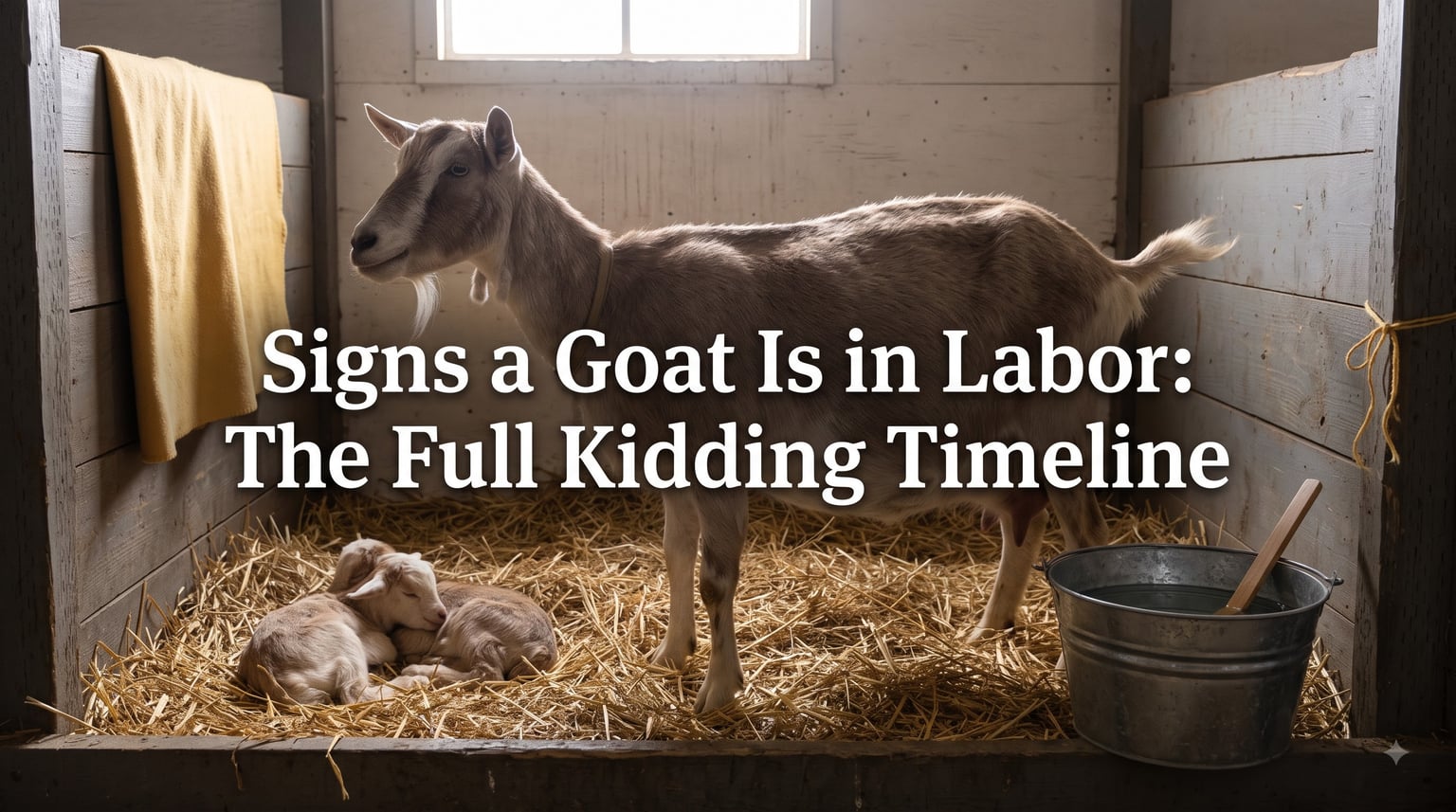 Signs a Goat Is in Labor: The Full Kidding Timeline
