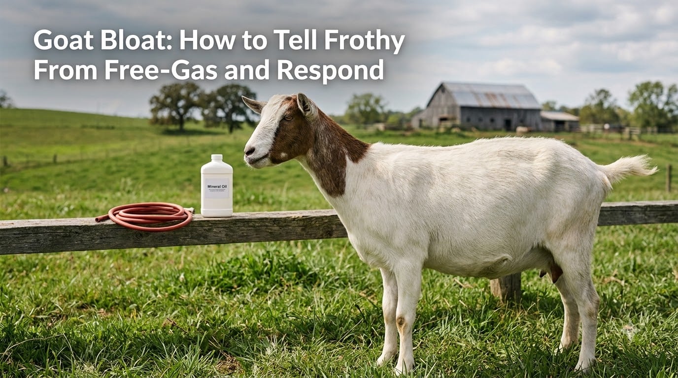 Goat Bloat: How to Tell Frothy From Free-Gas and Respond