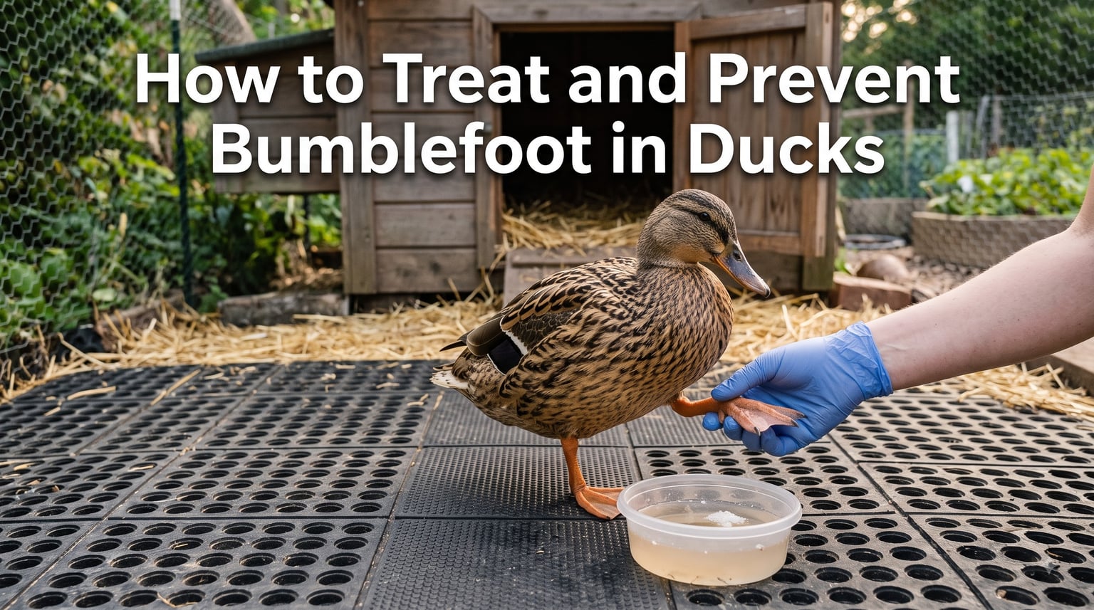 How to Treat and Prevent Bumblefoot in Ducks