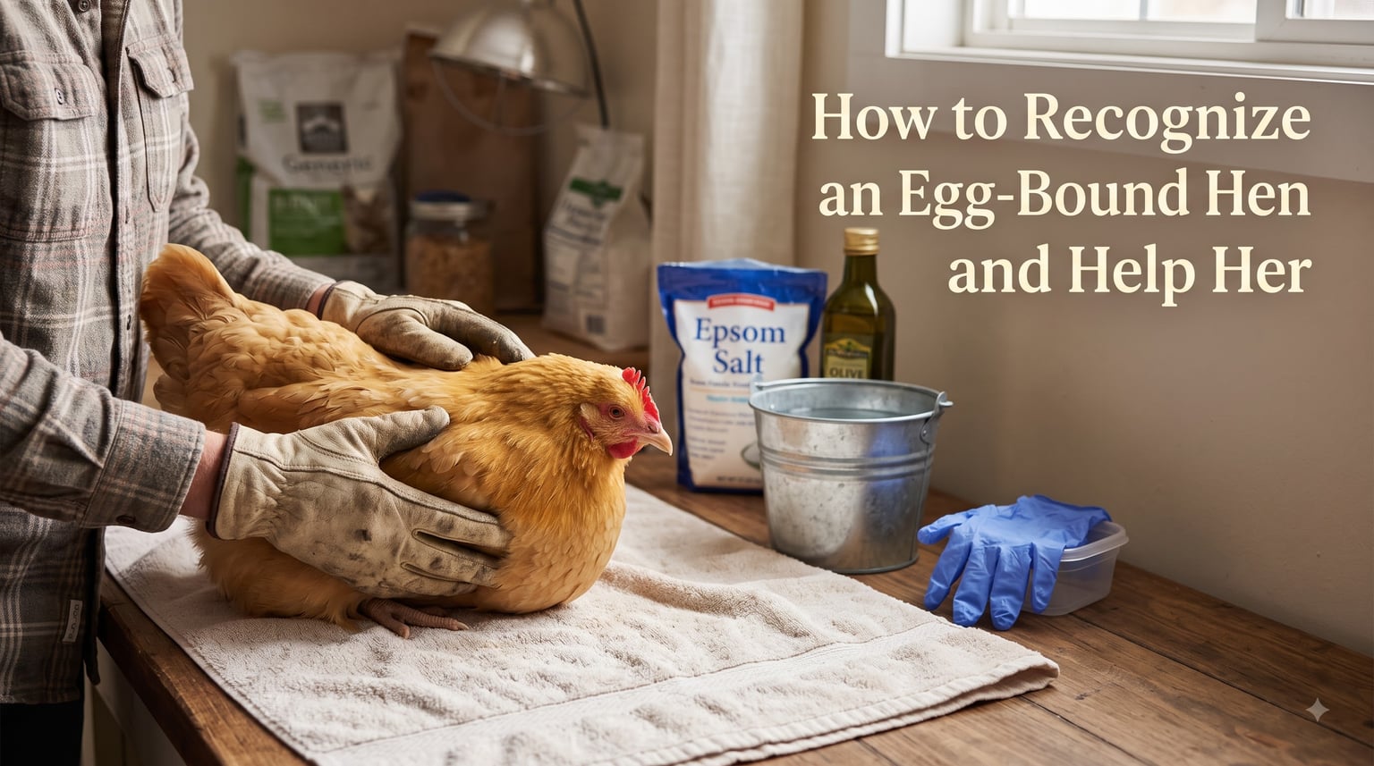 How to Recognize an Egg-Bound Hen and Help Her