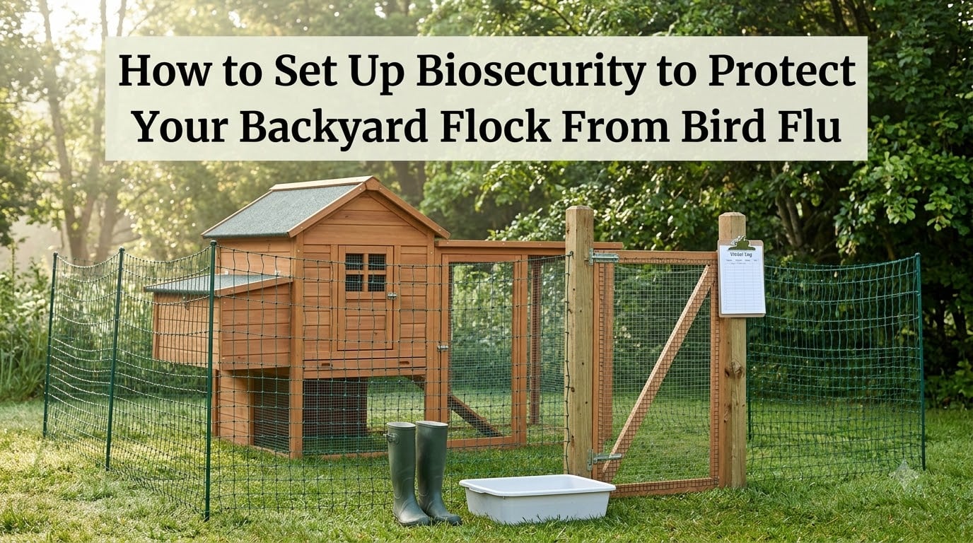 How to Set Up Biosecurity to Protect Your Backyard Flock From Bird Flu