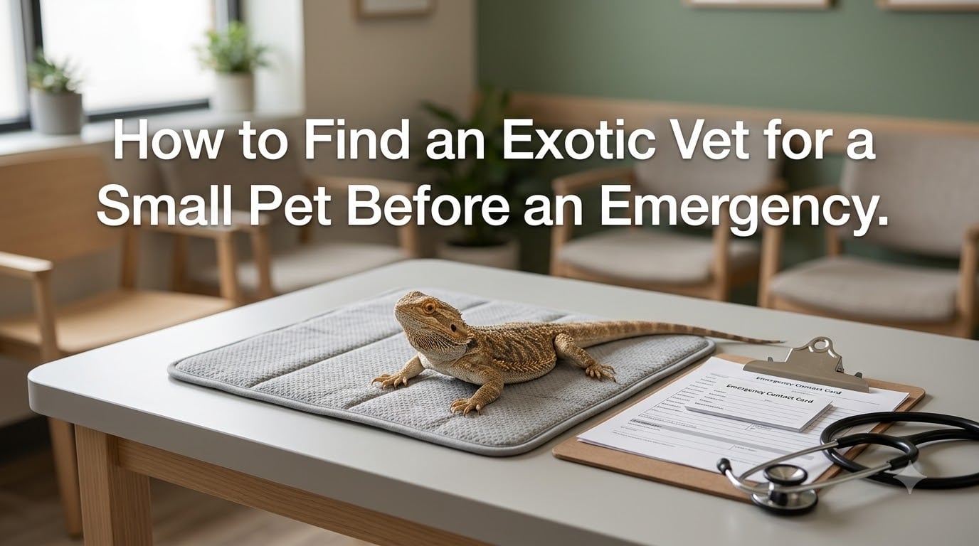 How to Find an Exotic Vet for a Small Pet Before an Emergency