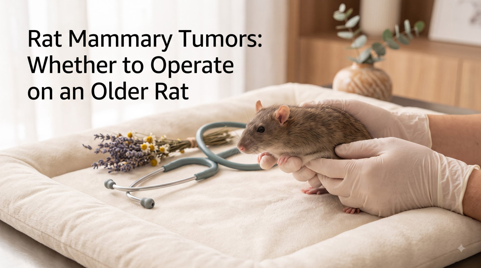 Rat Mammary Tumors: Whether to Operate on an Older Rat