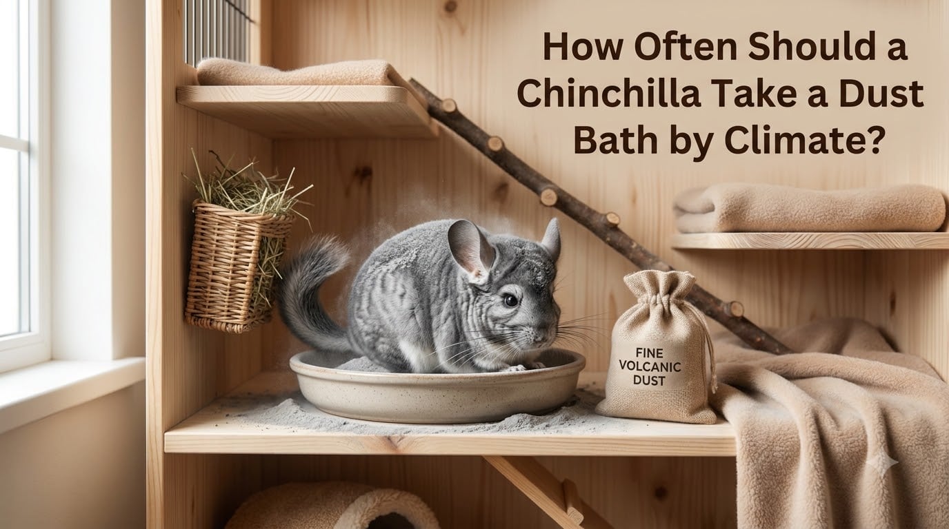 How Often Should a Chinchilla Take a Dust Bath by Climate?