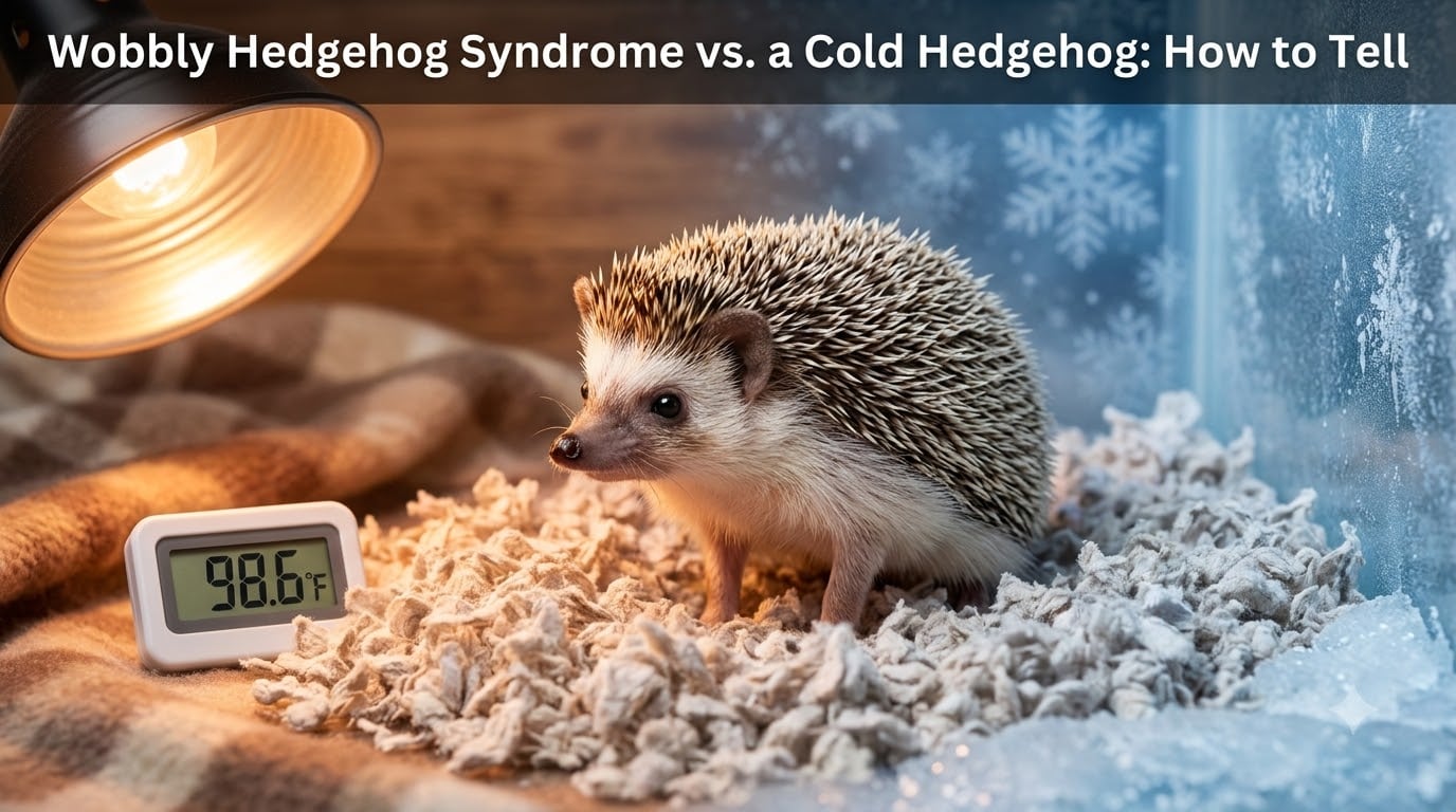 Wobbly Hedgehog Syndrome vs. a Cold Hedgehog: How to Tell