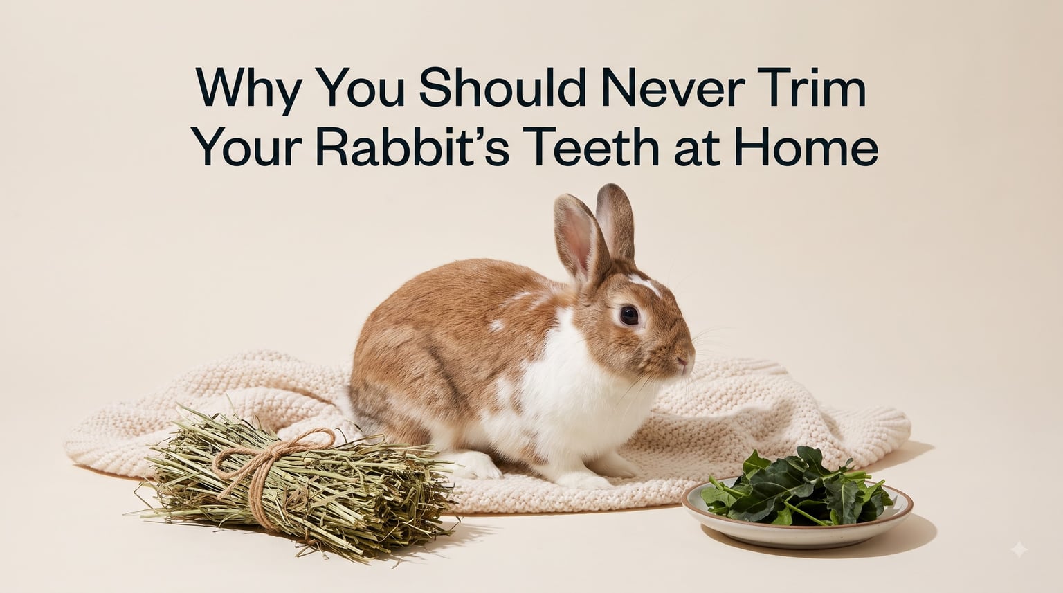 Why You Should Never Trim Your Rabbit's Teeth at Home
