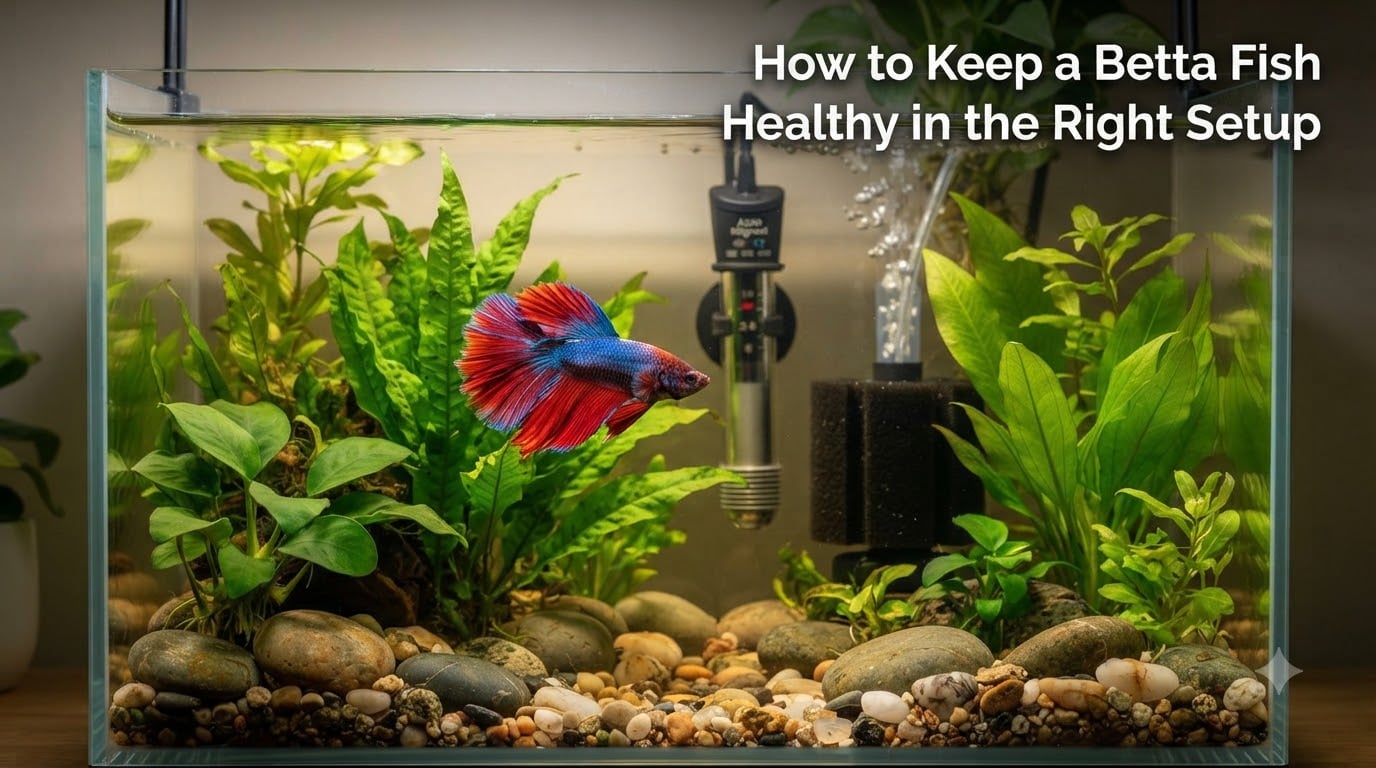 How to Keep a Betta Fish Healthy in the Right Setup