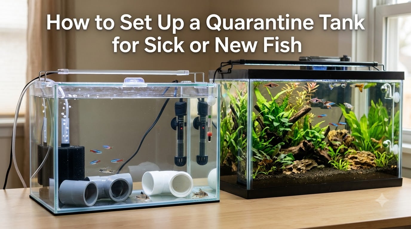 How to Set Up a Quarantine Tank for Sick or New Fish