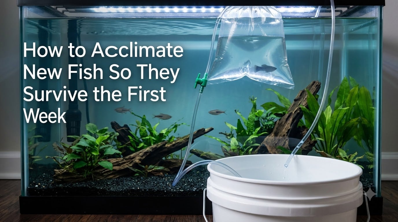 How to Acclimate New Fish So They Survive the First Week