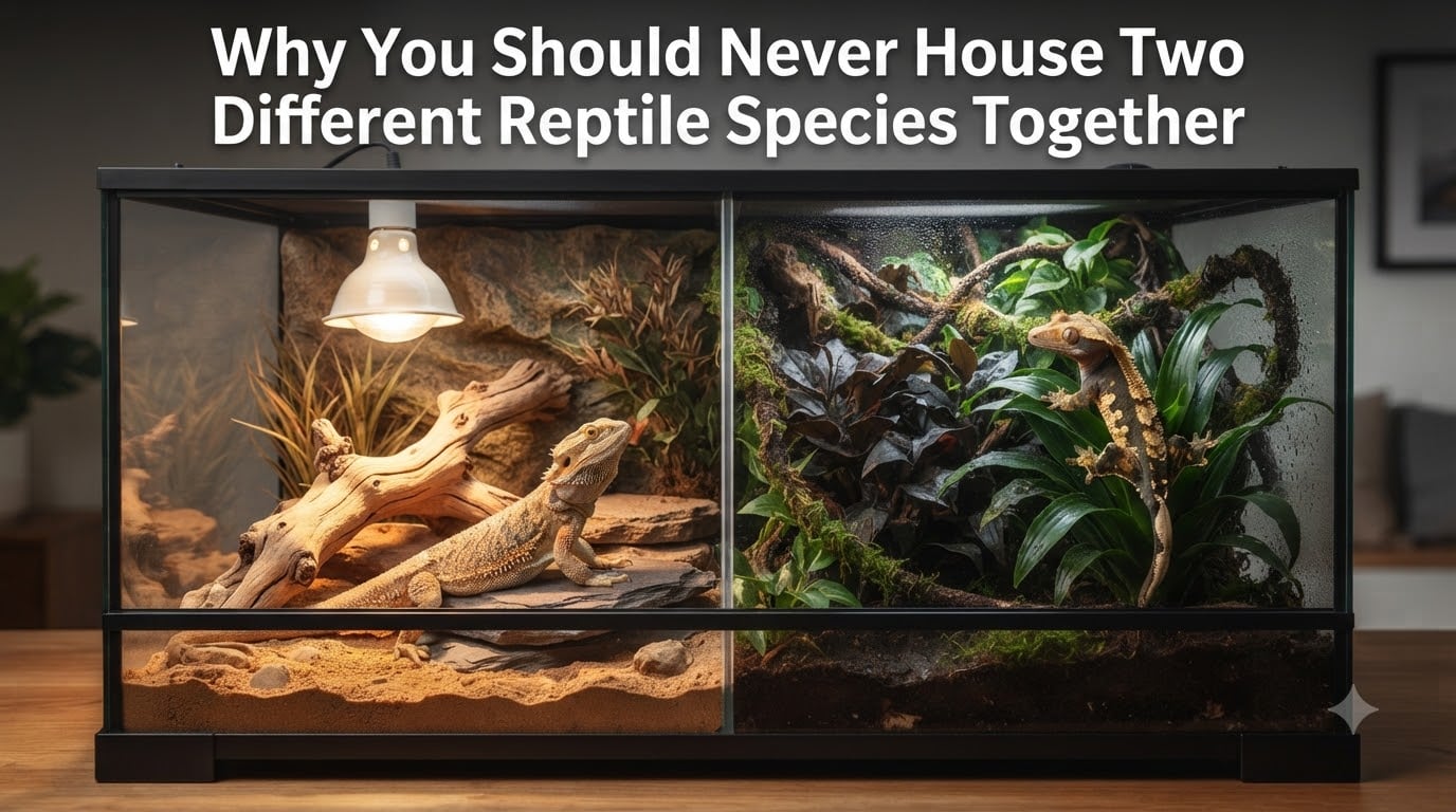 Why You Should Never House Two Different Reptile Species Together