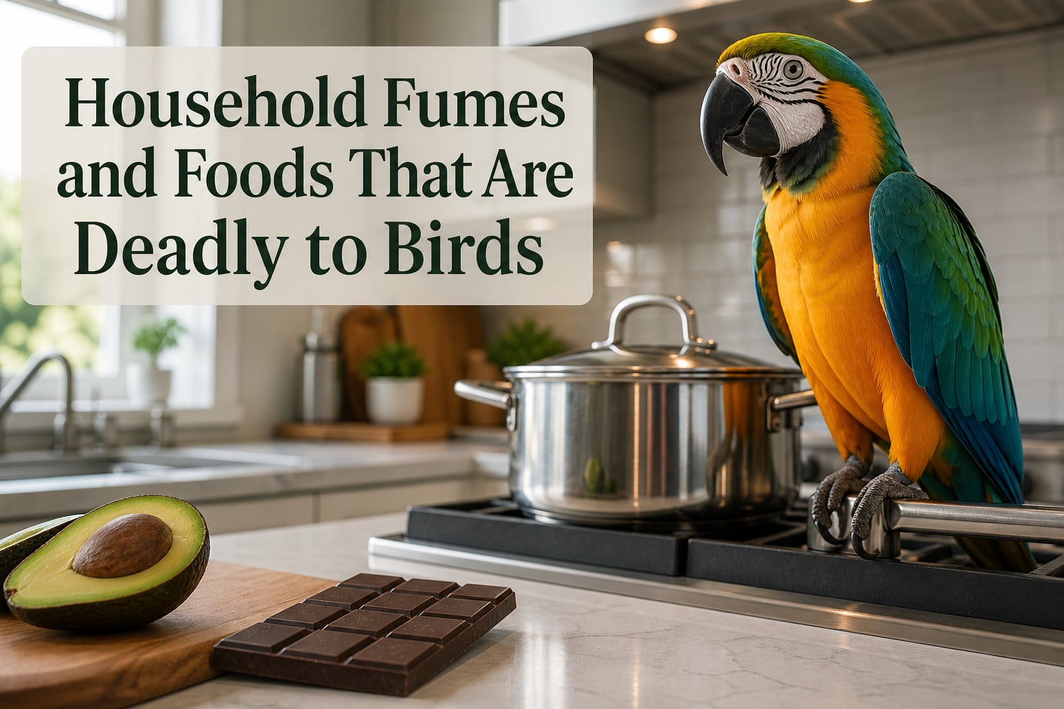 Household Fumes and Foods That Are Deadly to Birds