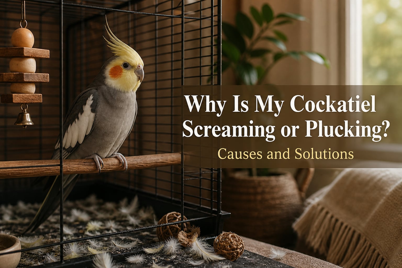 Why Is My Cockatiel Screaming or Plucking? Causes and Solutions