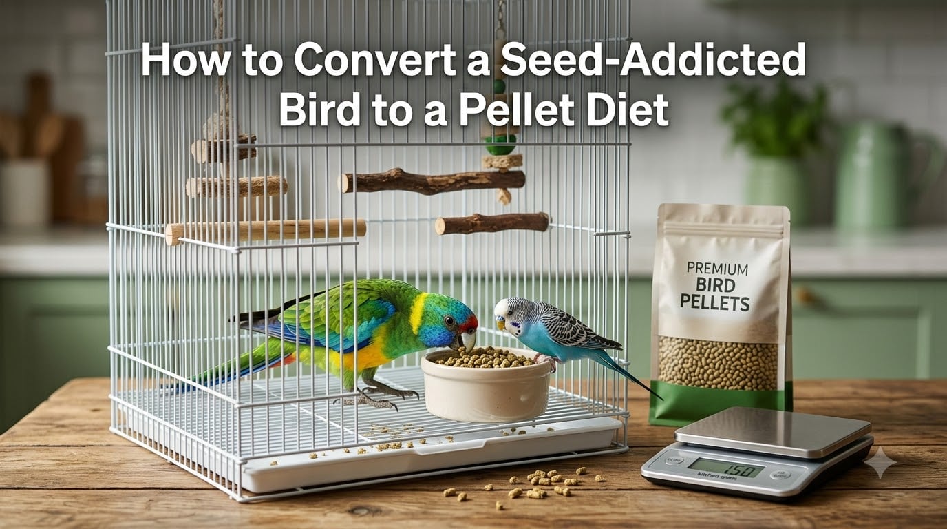 How to Convert a Seed-Addicted Bird to a Pellet Diet