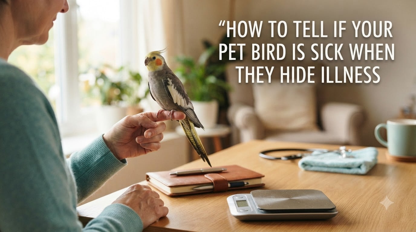How to Tell If Your Pet Bird Is Sick When They Hide Illness
