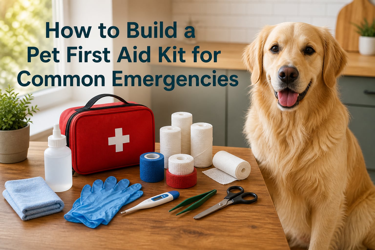 How to Build a Pet First Aid Kit for Common Emergencies