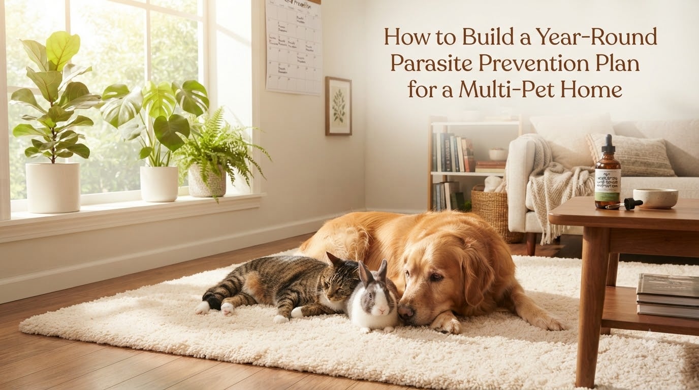How to Build a Year-Round Parasite Prevention Plan for a Multi-Pet Home