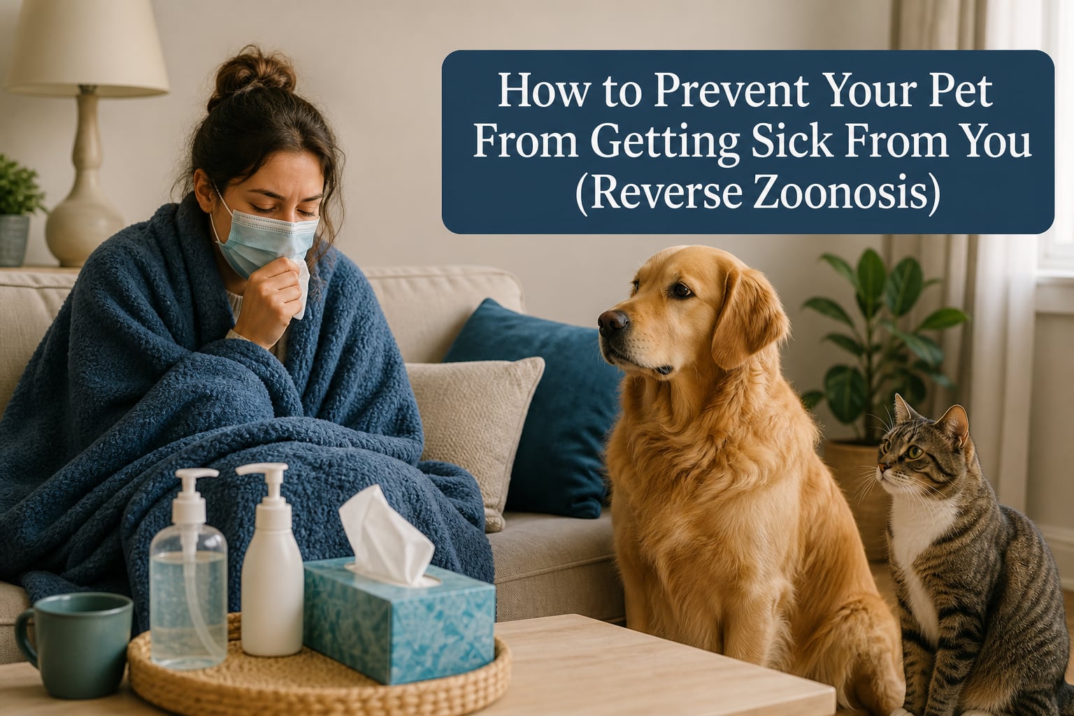 How to Prevent Your Pet From Getting Sick From You (Reverse Zoonosis)