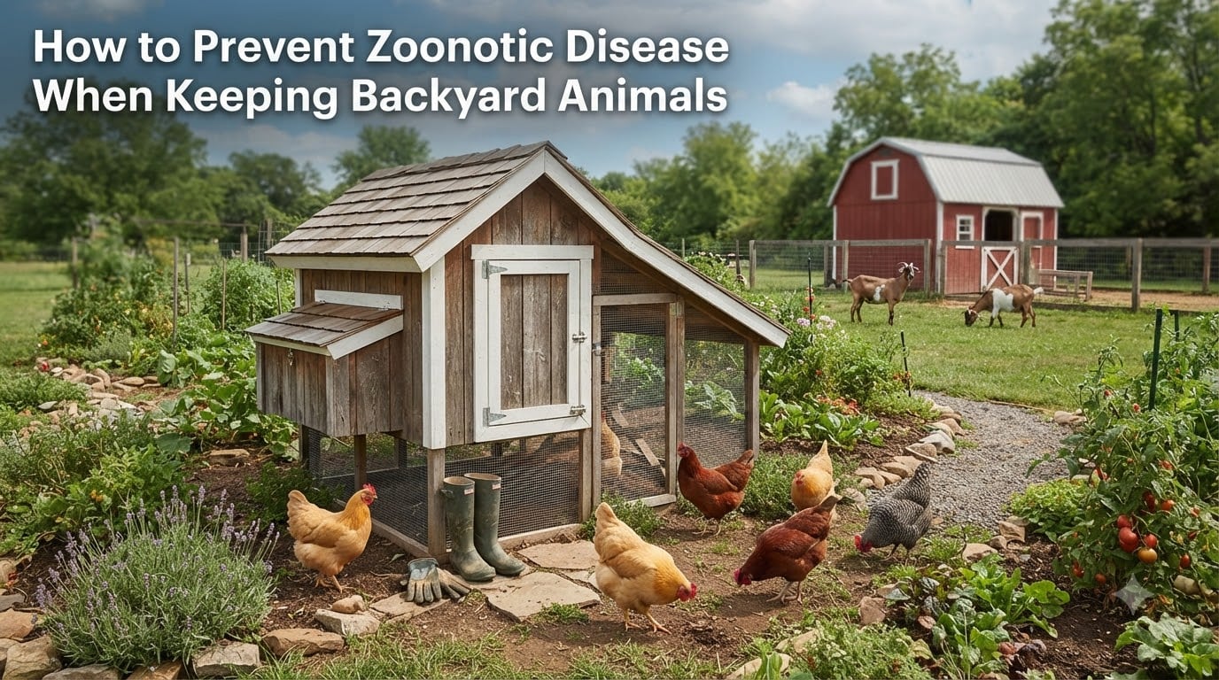 How to Prevent Zoonotic Disease When Keeping Backyard Animals