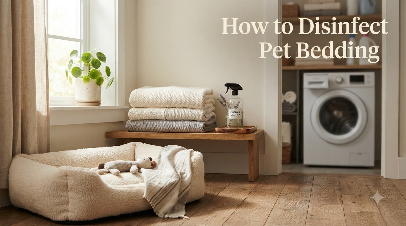 How to Disinfect Pet Bedding