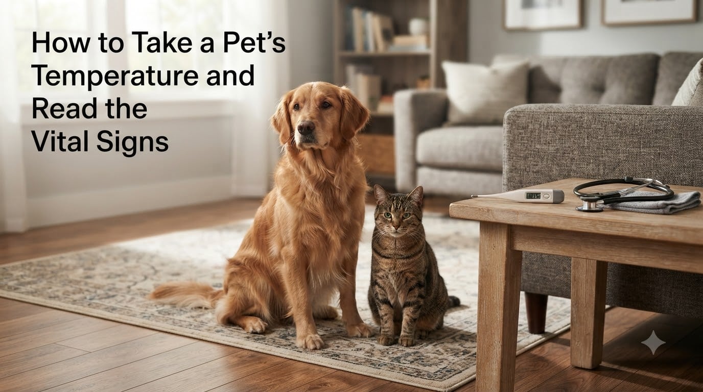 How to Take a Pet's Temperature and Read the Vital Signs