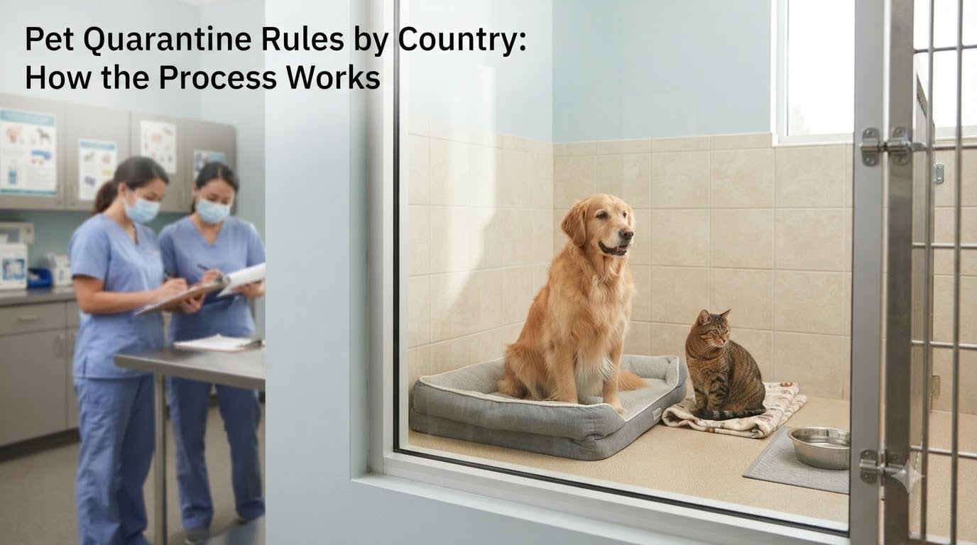 Pet Quarantine Rules by Country: How the Process Works