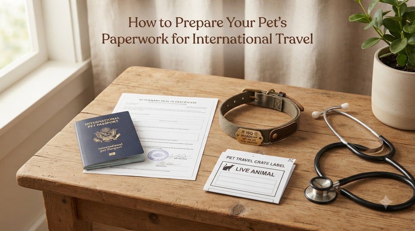 How to Prepare Your Pet's Paperwork for International Travel