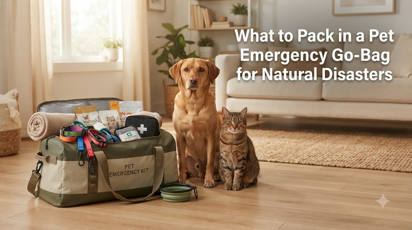 What to Pack in a Pet Emergency Go-Bag for Natural Disasters